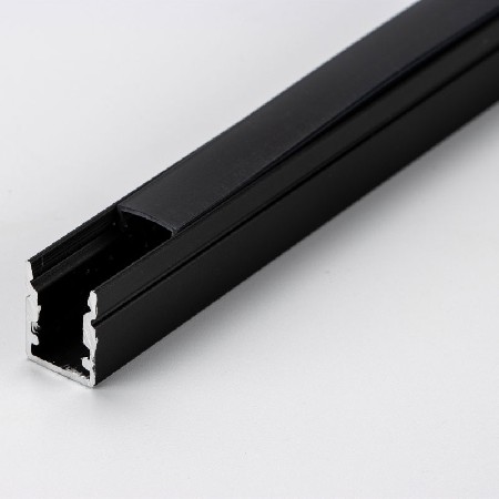 PXG-103M黑色系列铝型材，带黑色PC扩散器
