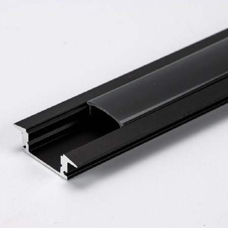 PXG-205黑色系列铝型材，带黑色PC扩散器