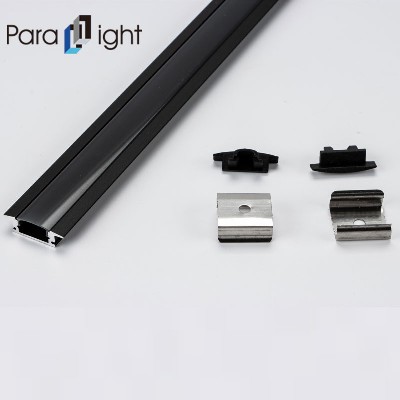 PXG-205黑色系列铝型材，带黑色PC扩散器