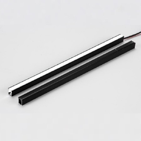 PXG-101黑色系列铝型材，带黑色PC扩散器