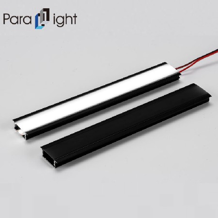 PXG-205-1带黑色PC扩散器的黑色系列铝型材