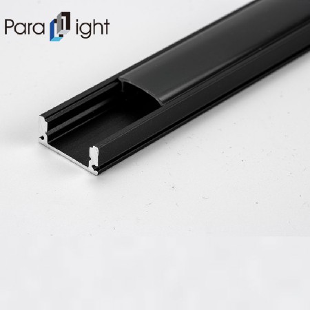 PXG-204黑色系列铝型材，带黑色PC扩散器