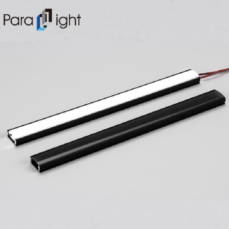PXG-204黑色系列铝型材，带黑色PC扩散器