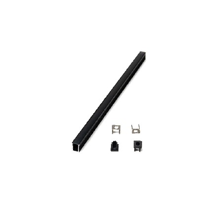 PXG-101 Black series aluminum profile with black PC diffuser
